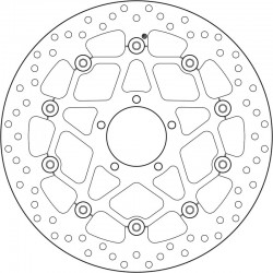Disque de frein BREMBO Série Oro Flottant - 78B408B2