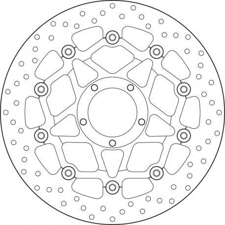 Disque de frein moto BREMBO ORO FLOTTANT 78B408A4