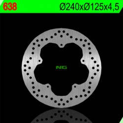 Disque de frein NG 638 Rond Fixe