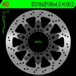 Disque de frein NG 482 Rond Semi-Flottant