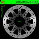 Disque de frein NG 482 Rond Semi-Flottant moto HONDA NSR 125 R