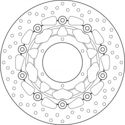 Disque de frein BREMBO Oro flottant 78B40838