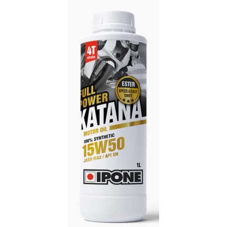 Huile moteur Ipone FULL POWER KATANA - 15W50 100% synthése - 1 LITRES