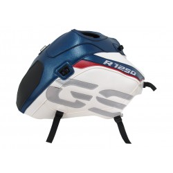 Tapis de reservoir BAGSTER BMW R1250GS 2018-2023 Bleu/Blanc/Déco Rouge/Argent