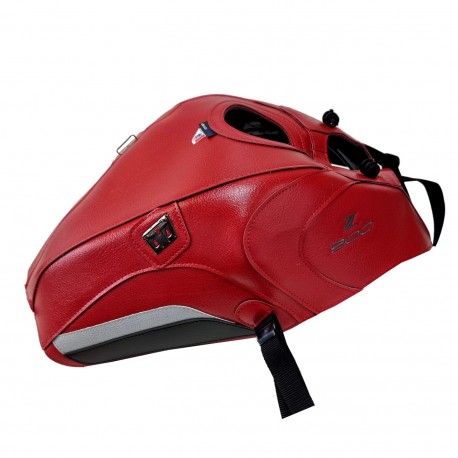 Tapis de reservoir BAGSTER KAWASAKI Z900 2017-2023 Rouge/Déco Gris Clair/Noir