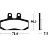 Plaquettes de frein Scooter organique TECNIUM ME48 1