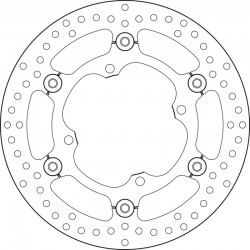 Disque de frein moto brembo 78B40844