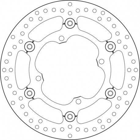 Disque de frein moto brembo 78B40844 KAWASAKI KXF 250 KX 250 X KXF 450 KX 450 X