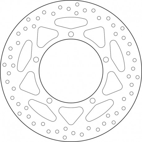 Disque de frein BREMBO Oro fixe - 68B407L2 KAWASAKI NINJA 300 Z300