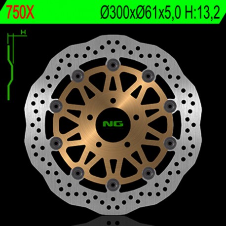 Disque de frein WAVE NG 750X Wave Flottant