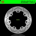 Disque de frein NG 188 Rond Fixe KAWASAKI EN 450 LTD GPZ 1100 Z 1100 KZ 1100