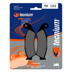 Plaquettes de frein Route organique TECNIUM MA103