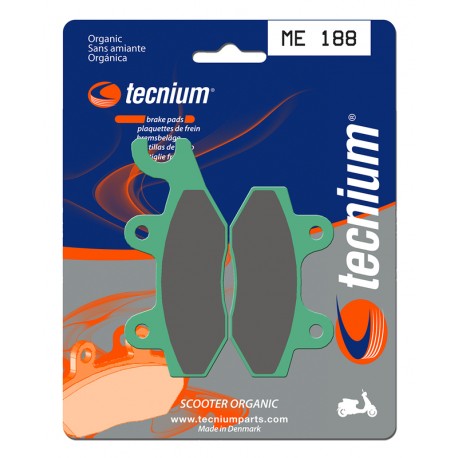 Plaquettes de frein Scooter organique TECNIUM ME188