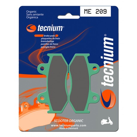 Plaquettes de frein Scooter organique TECNIUM ME209