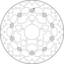 Disque de frein BREMBO Série Oro Flottant 78B408B5