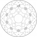Disque de frein BREMBO Série Oro Flottant 78B408B5 KAWASAKI ZX10R ZX-10RR