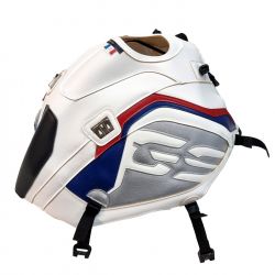 Tapis de reservoir BAGSTER BMW R1250GS RALLY 2018-2023 BLANC/NOIR MAT GRAINE/DECO ROUGE/BLEU/ARGENT