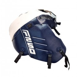 Tapis de reservoir BAGSTER BMW R1250GS ADVENTURE 2018-2023 Blanc/Marine/Déco Blanc