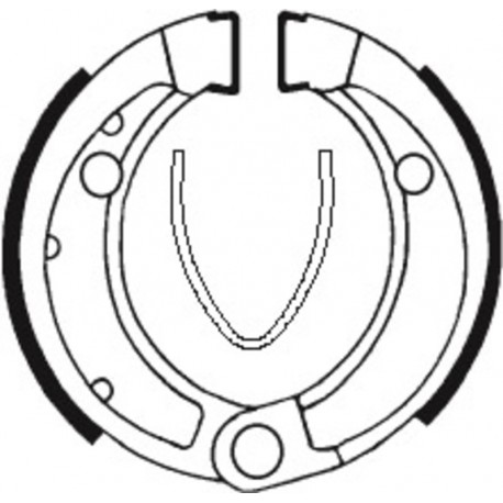 Machoires de frein TECNIUM BA048 Organique