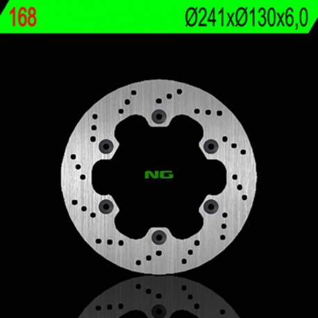 Disque de frein NG 168 Rond Fixe scooter KYMKO 125 PEOPLE moto KAWASAKI GPX 600 R 