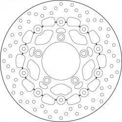 Disque de frein BREMBO Série Oro Flottant 78B40897