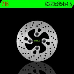 Disque de frein NG 716 Rond Fixe