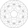 Disque de frein moto BREMBO ORO FLOTTANT 78B40893 MV AGUSTA F3 BRUTALE DRAGSTER RIVALE STRADALE TURISMO VELOCE F4 1