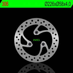 Disque de frein NG 306 Rond Fixe