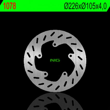 Disque de frein NG 176 Rond Fixe scooter PEUGEOT ELYSTAR ELYSEO SPEEDFIGHT
