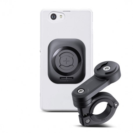 Pack fixation téléphone Adhésif universel + support guidon en plastique SPC+ SP Connect