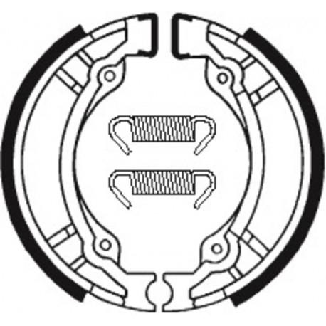 Mâchoire de frein TECNIUM BA188 pour scooter SUZUKI TR 50 STREET MAGIC SYM SUPER DUKE