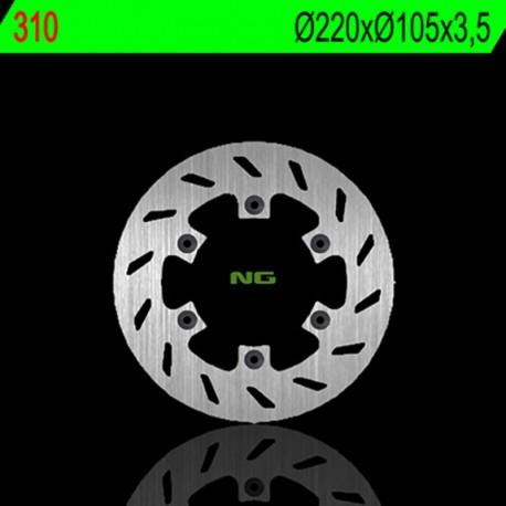 Disque de frein NG BRAKES fixe 310 moto BETA RR 125 RR50 RS1 RRT FIFTY