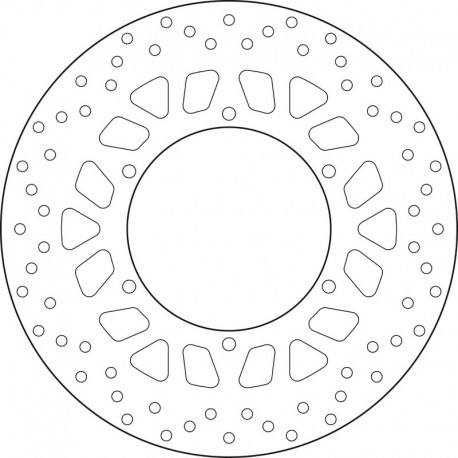 Disque de frein BREMBO Oro fixe 68B407M4 YAMAHA WR 125 X