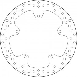 Disque de frein BREMBO Oro fixe 68B407M9