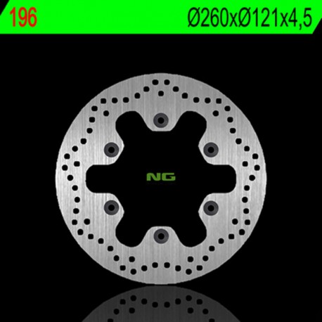 Disque de frein NG BRAKES fixe 196 scooter SUZUKI AN 250 BURGMAN AN 400 BURGMAN