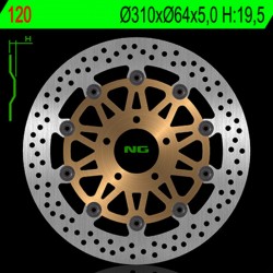 Disque de frein NG BRAKES flottant 120