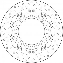 Disque de frein BREMBO Oro flottant 78B40829