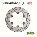 Disque de frein NG BRAKES fixe 483 RD 350 LC XS 400 XZ 550 FZ 600 SRX 600