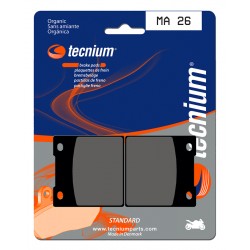 Plaquettes de frein route organique TECNIUM MA26