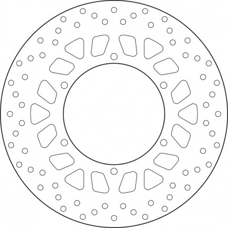 Disque de frein BREMBO Oro fixe 68B407L1 YAMAHA SR 400