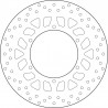 Disque de frein BREMBO Oro fixe 68B407L1 YAMAHA SR 400 1