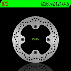 Disque de frein NG 672 Rond Fixe