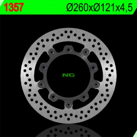 Disque de frein NG BRAKES flottant 1357 scooter SUZUKI AN 650 BURGMAN