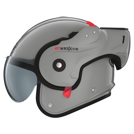Casque moto modulable ROOF RO9 BOXXER 2 SMOKEY GREY