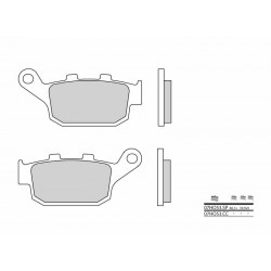 Plaquettes de frein moto route carbone céramique BREMBO 07HO53CC
