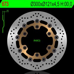 Disque de frein NG BRAKES flottant 673