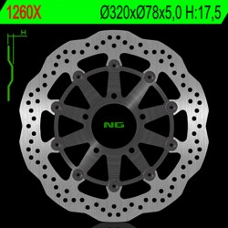 Disque de frein NG 1260GX Wave Flottant