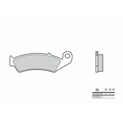 Plaquettes de frein moto route métal fritté BREMBO 07HO29SP