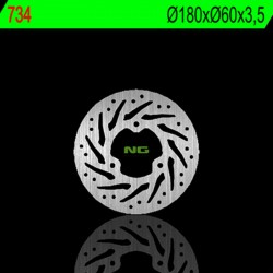 Disque de frein NG 734 Rond Fixe
