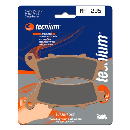 Plaquettes de frein Performance métal fritté TECNIUM MF235